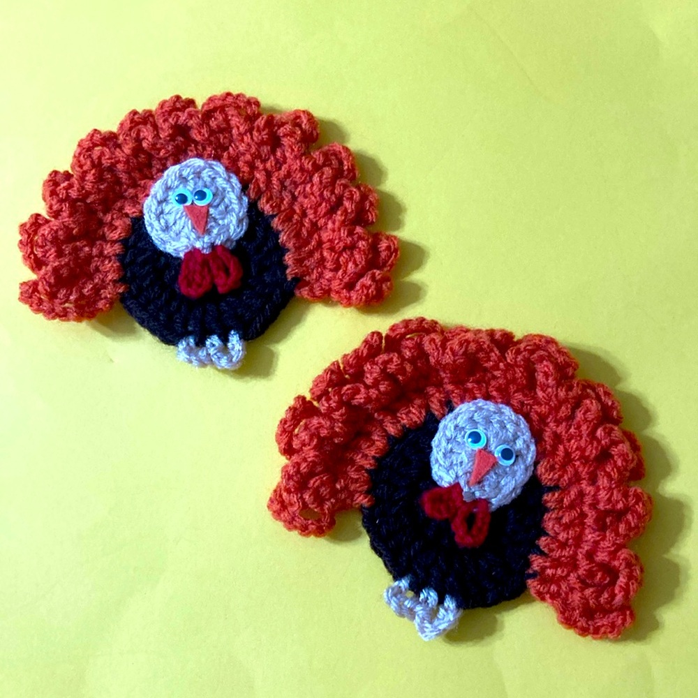 Handcrafted TURKEY MAGNET DUO